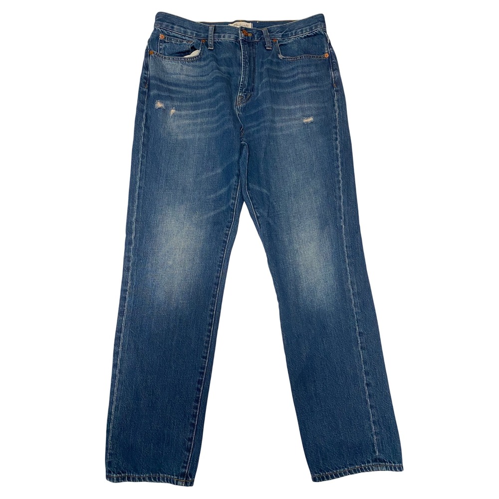 Madewell Women's The Perfect Vintage Straight Leg Denim Blue Jeans 31